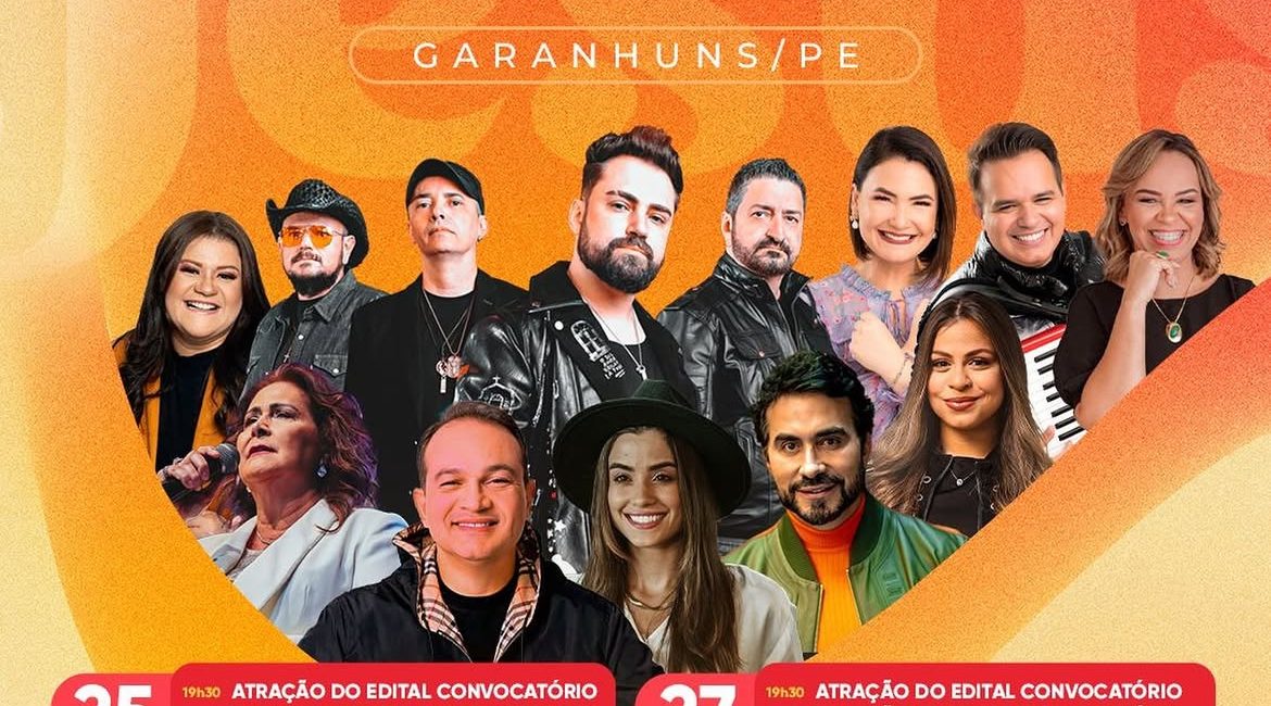 Prefeitura de Garanhuns divulga programação oficial do Festival Viva Jesus 2025!