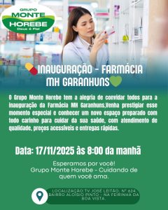 Nova Farmácia MH será inaugurada nesta segunda (17) em Garanhuns com muitas novidades e preços especiais!