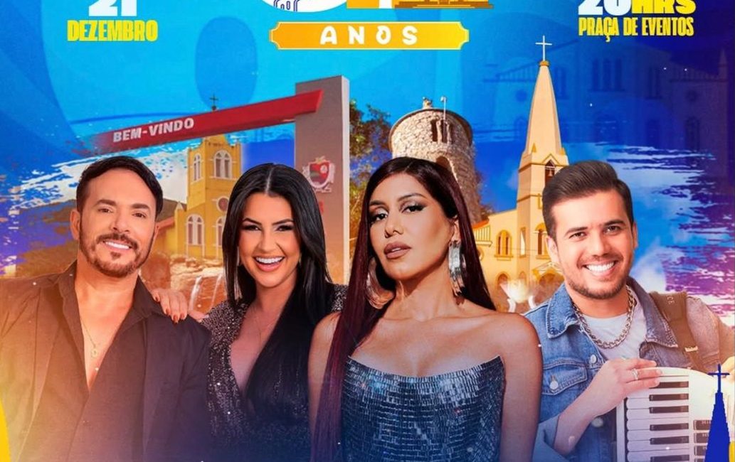 Priscila Senna, Luan Estilizado e Capim com Mel nos 62 anos de emancipação política de Saloá!