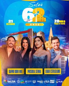 Priscila Senna, Luan Estilizado e Capim com Mel nos 62 anos de emancipação política de Saloá!