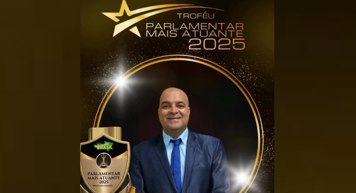 Em Calçado, vereador Roberval Gomes recebe Troféu Parlamentar Mais Atuante de 2025!