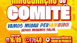 Wellington Freitas anuncia inauguração de comitê em Saloá nesta quarta-feira!